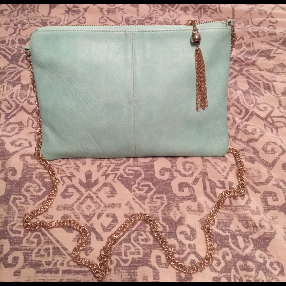 Small over the shoulder bag.
