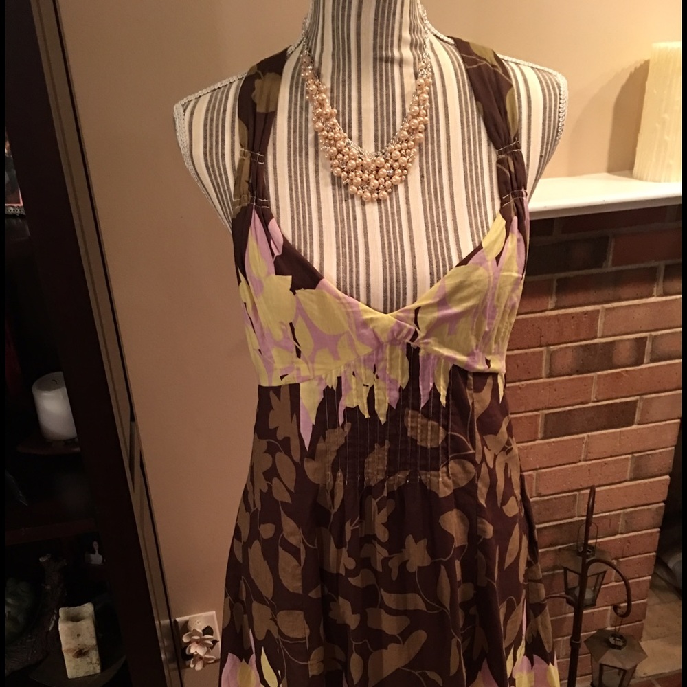 NWT Crisscross Halter Dress