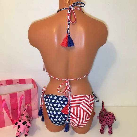 🚫SOLD🚫NEW VS AMERICAN FLAG TRIANGLE SWIMSUIT - Picture 3 of 4