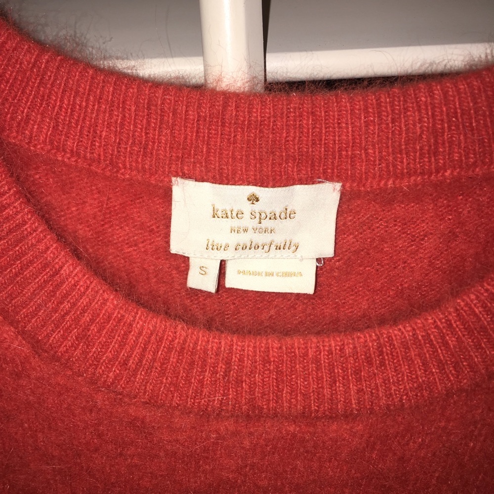 Orange Short Sleeve Sweater