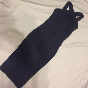 Nadia Tarr Cross Front Sleeveless Dress