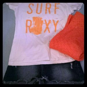 ROXY Tee & Cardigan