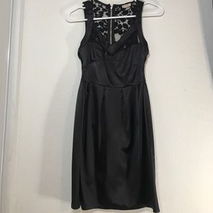 S black dress with lace back