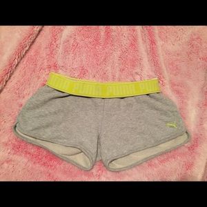 Light Gray Puma Shorts