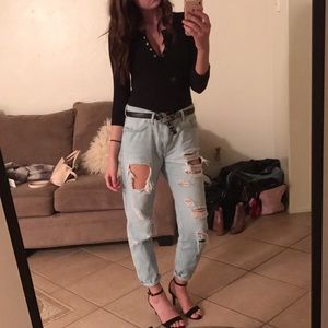 Destroyed Boyfriend Jeans