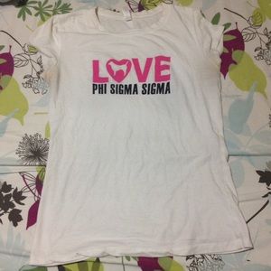 Pink Inspired Phi Sigma Sigma Tee