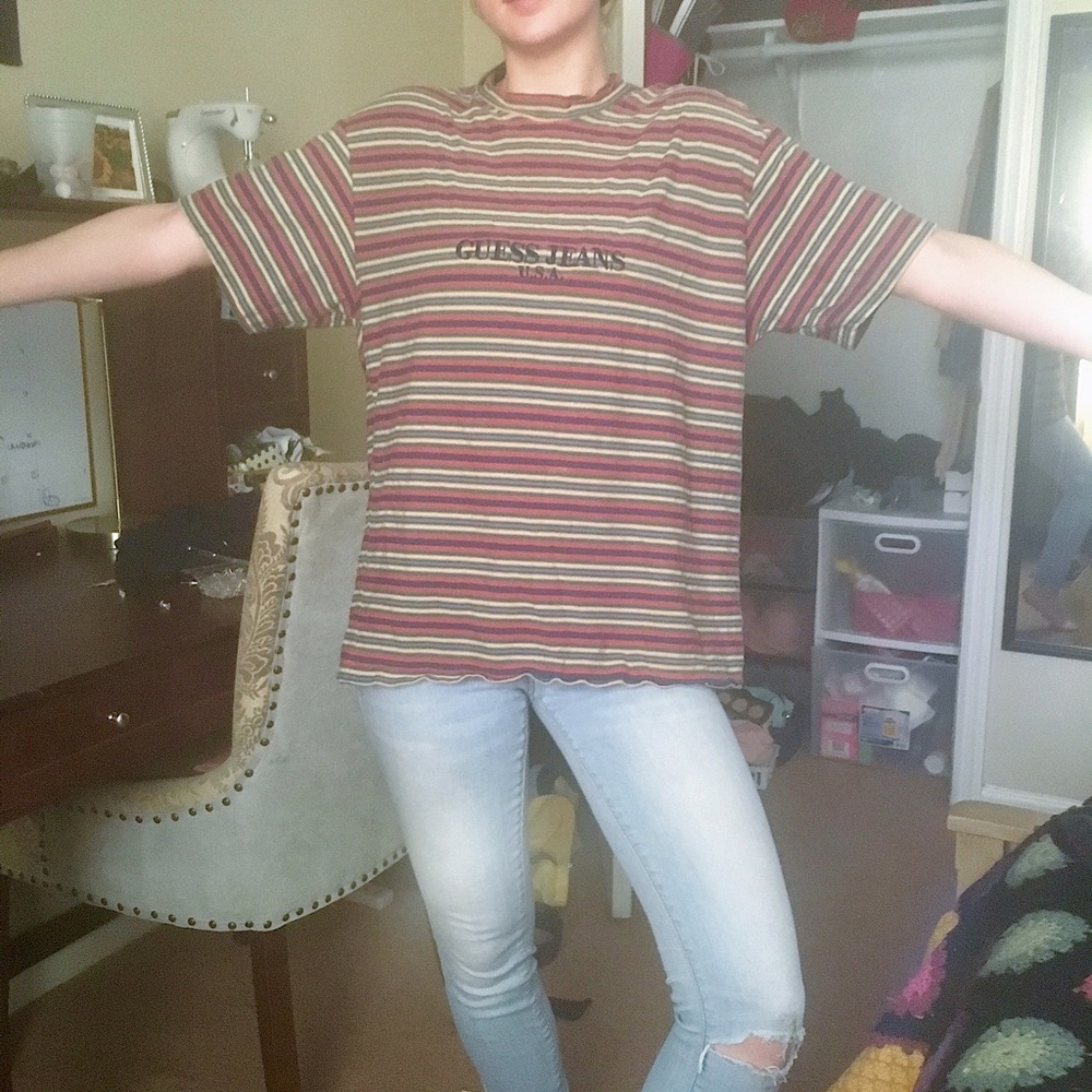 vintage guess jeans USA t-shirt!!