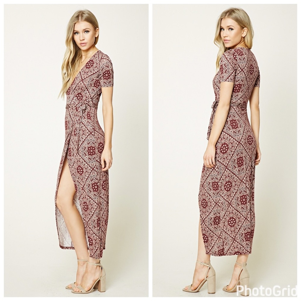 ✂️ 1 LEFT SALE NWOT WRAP MAXI DRESS