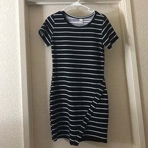 Black and White Bodycon Dress