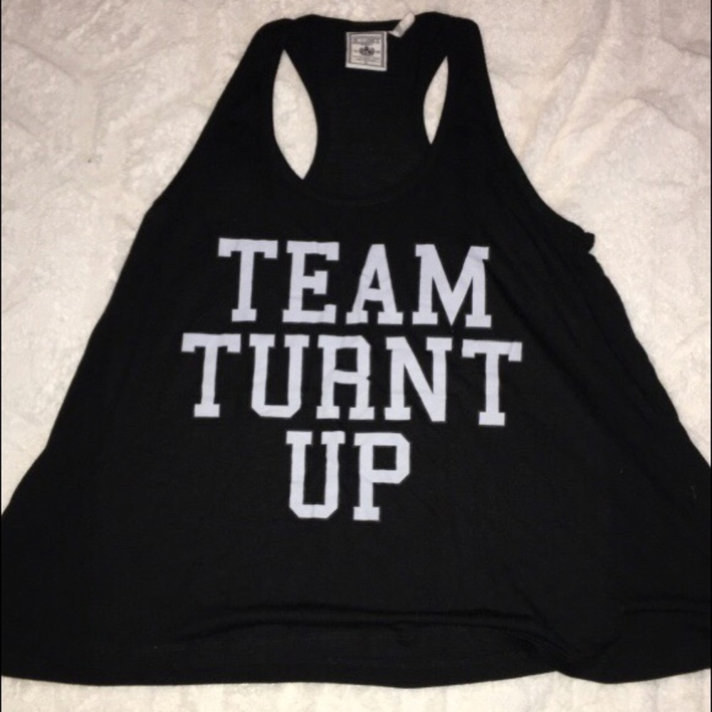 Black tank top