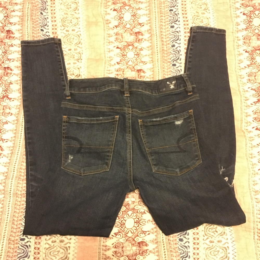 American eagle ripped skinny jeans
