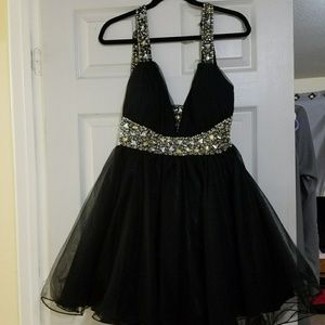 Black formal dress
