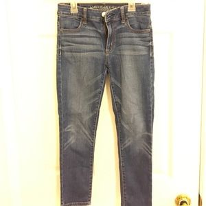 American Eagle high rise jegging crop jeans