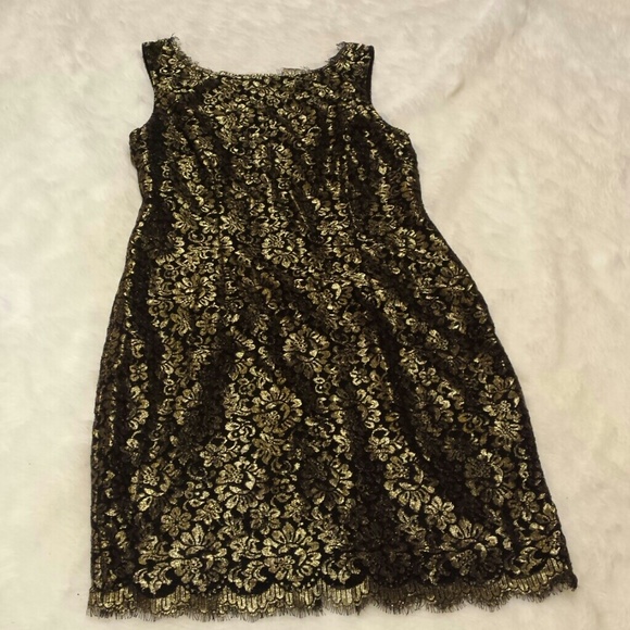 Adrianna Papell Metallic Cocktail Dress sz10 NWOT - Picture 2 of 8