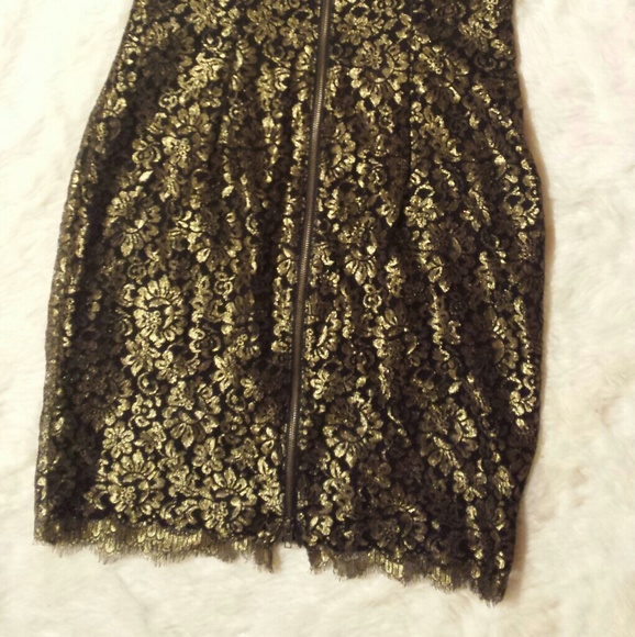 Adrianna Papell Metallic Cocktail Dress sz10 NWOT - Picture 7 of 8