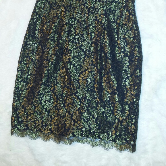 Adrianna Papell Metallic Cocktail Dress sz10 NWOT - Picture 8 of 8