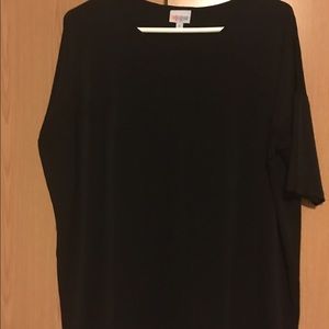 Lularoe Solid Black Irma Small