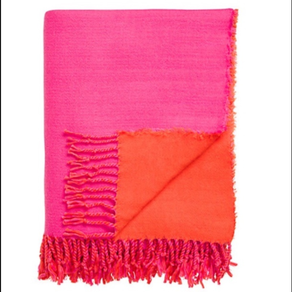 NWT Kate Spade Colorblock Throw