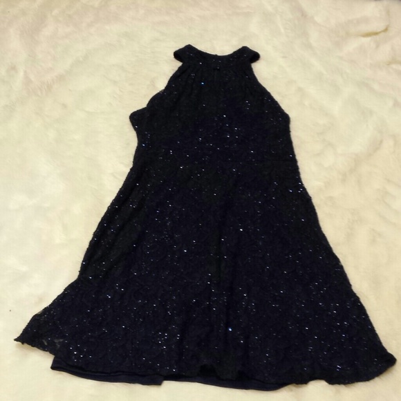 One By Eight Navy Blue Cocktail  Dress NWOT - Picture 2 of 6