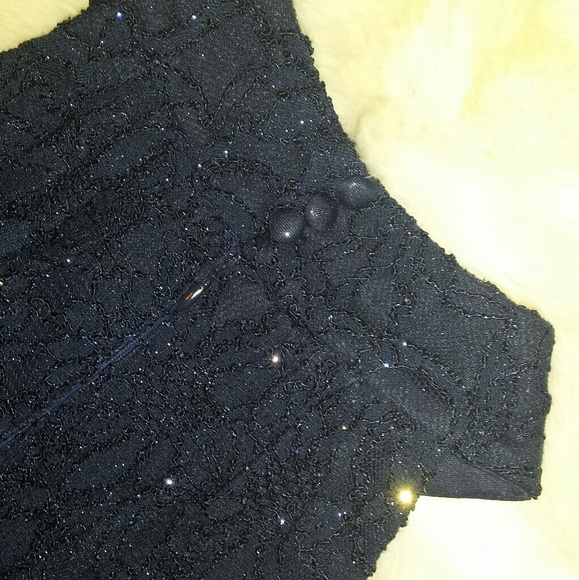 One By Eight Navy Blue Cocktail  Dress NWOT - Picture 4 of 6