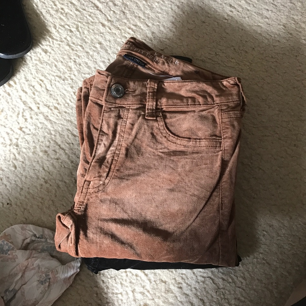 American Eagle Velvet Jeggings