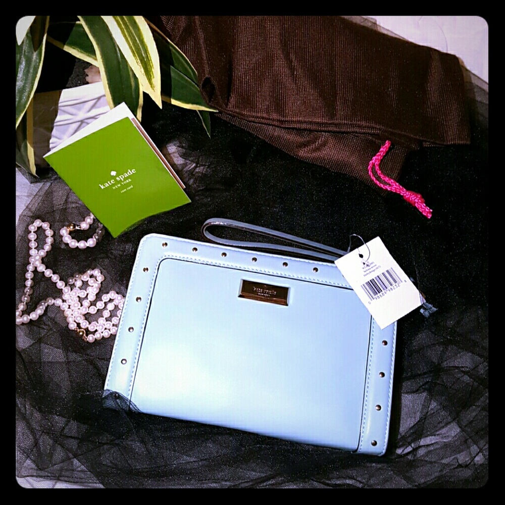 KATE SPADE Leather Wristlet Handbag