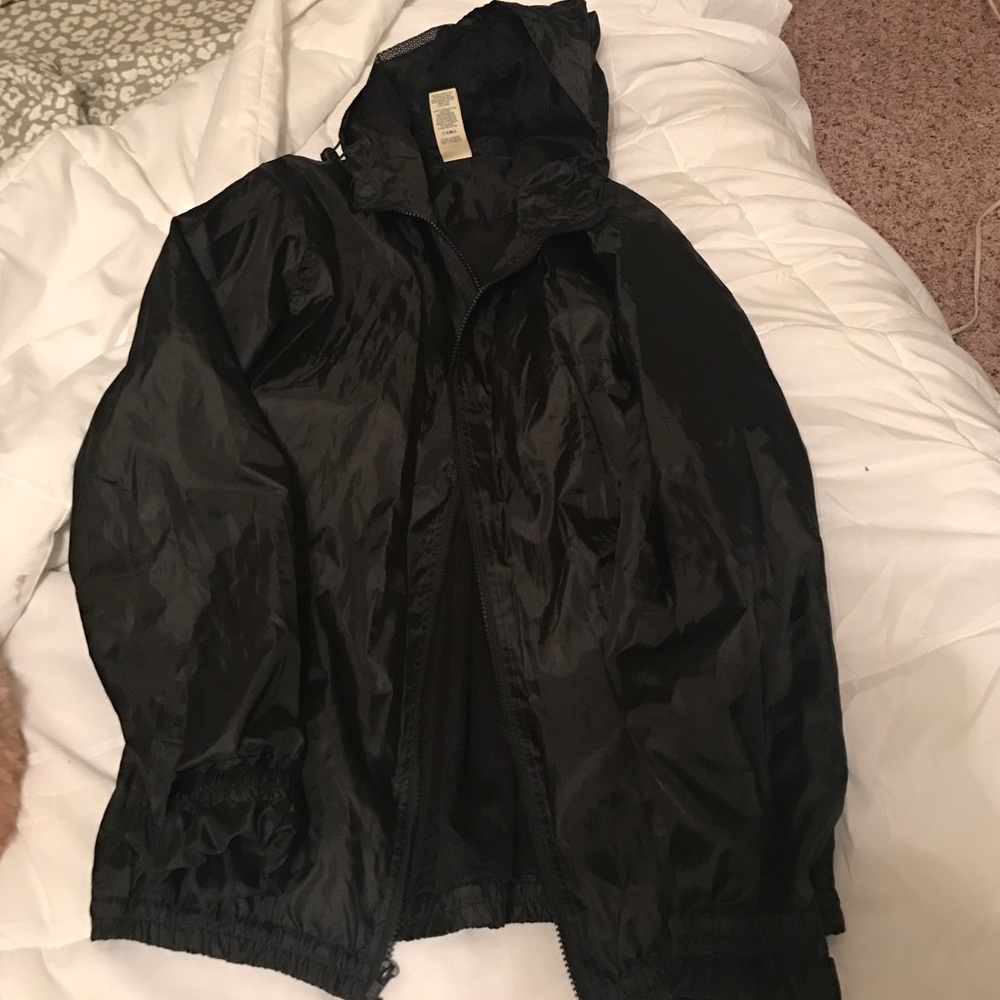 Black Faded Glory rain jacket!