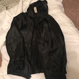 Black Faded Glory rain jacket!