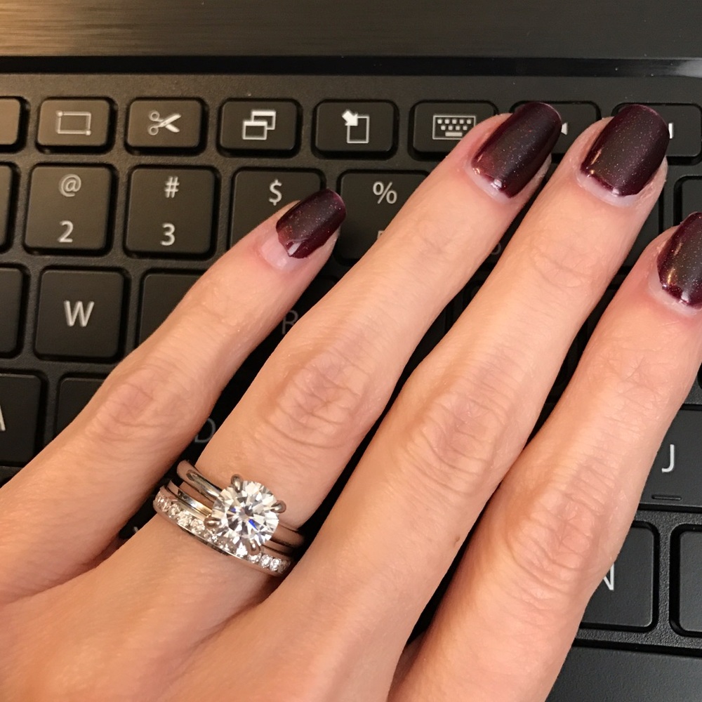 Not For Salw 1.42ct. Hearts & Arrows Moissanite - Picture 2 of 8