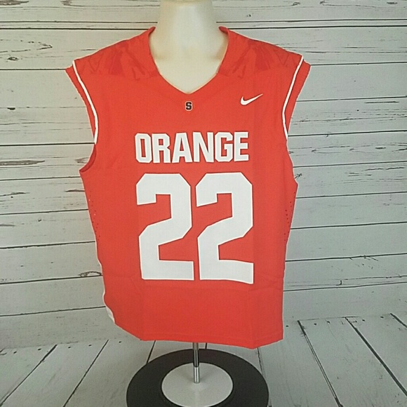 Nike Men's L Syracuse Orange Sleeveless LaCrosse Jersey - Picture 3 of 8