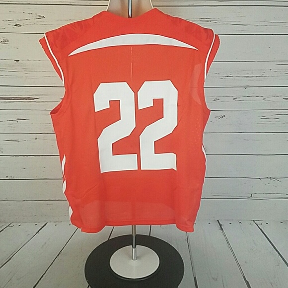 Nike Men's L Syracuse Orange Sleeveless LaCrosse Jersey - Picture 6 of 8