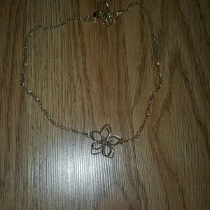 Gold daisy choker