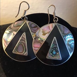 Sterling Silver Art Deco Earrings