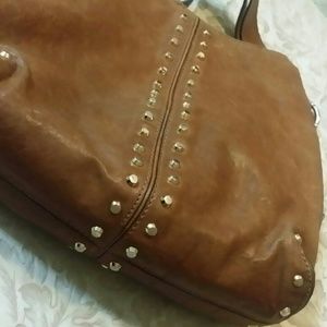Authentic Leather Michael Kors Gold Stud Purse