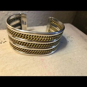 Sterling Silver Braided Cuff