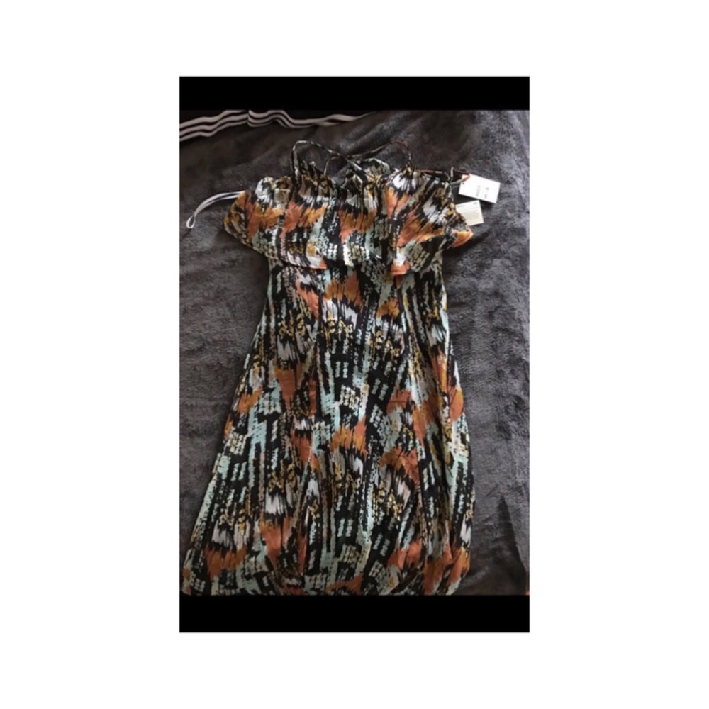 RVCA multi colored maxi dress