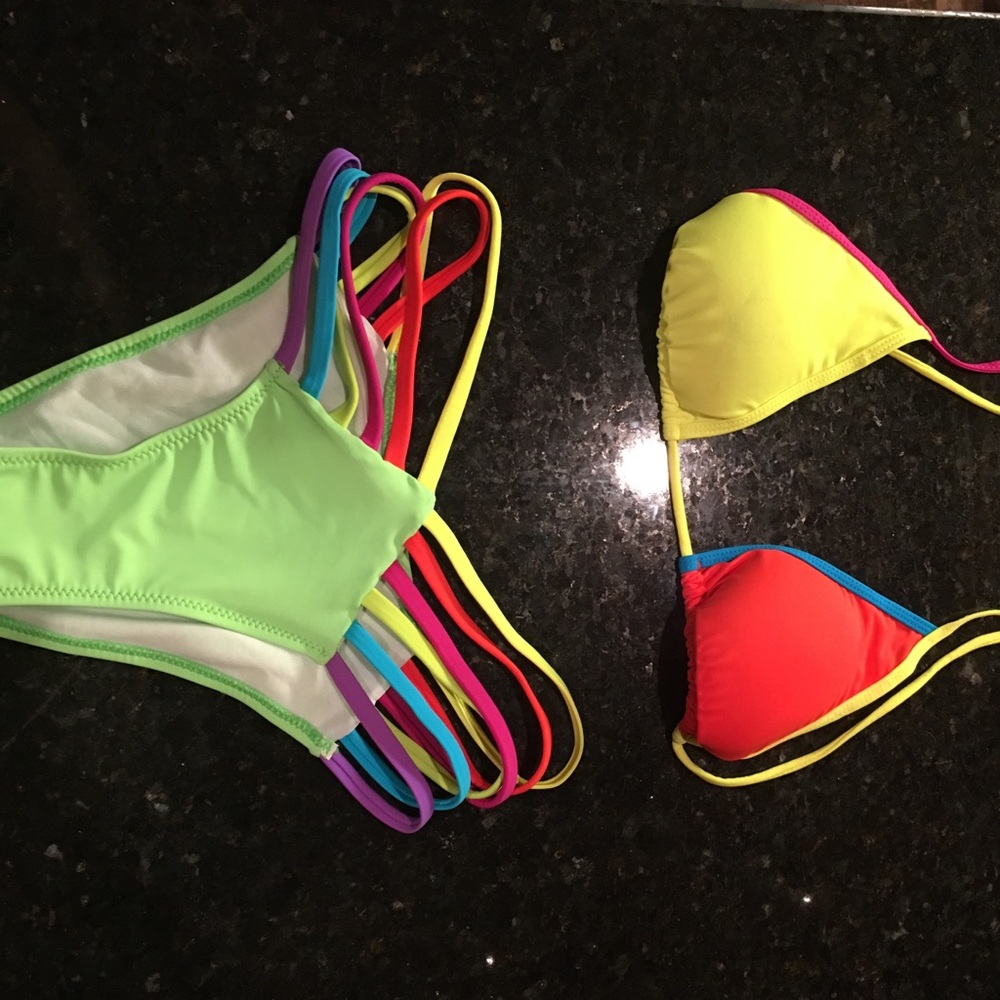 Neon Bathing Suit.