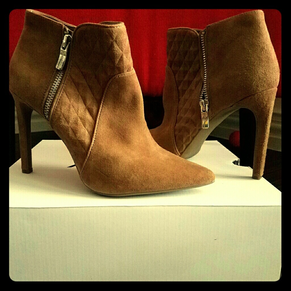 BCBG suede booties
