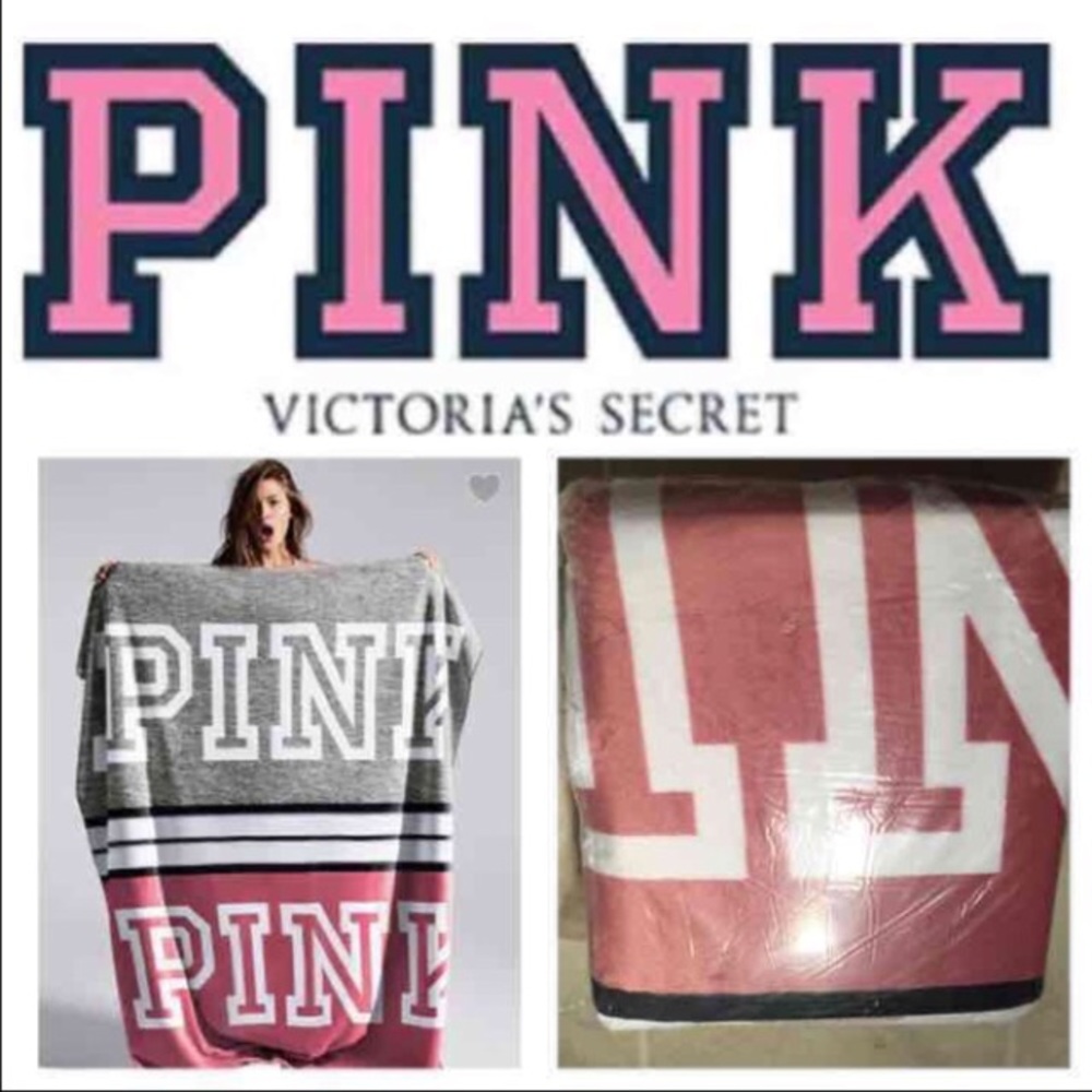 VS Pink Sherpa blanket 🎀