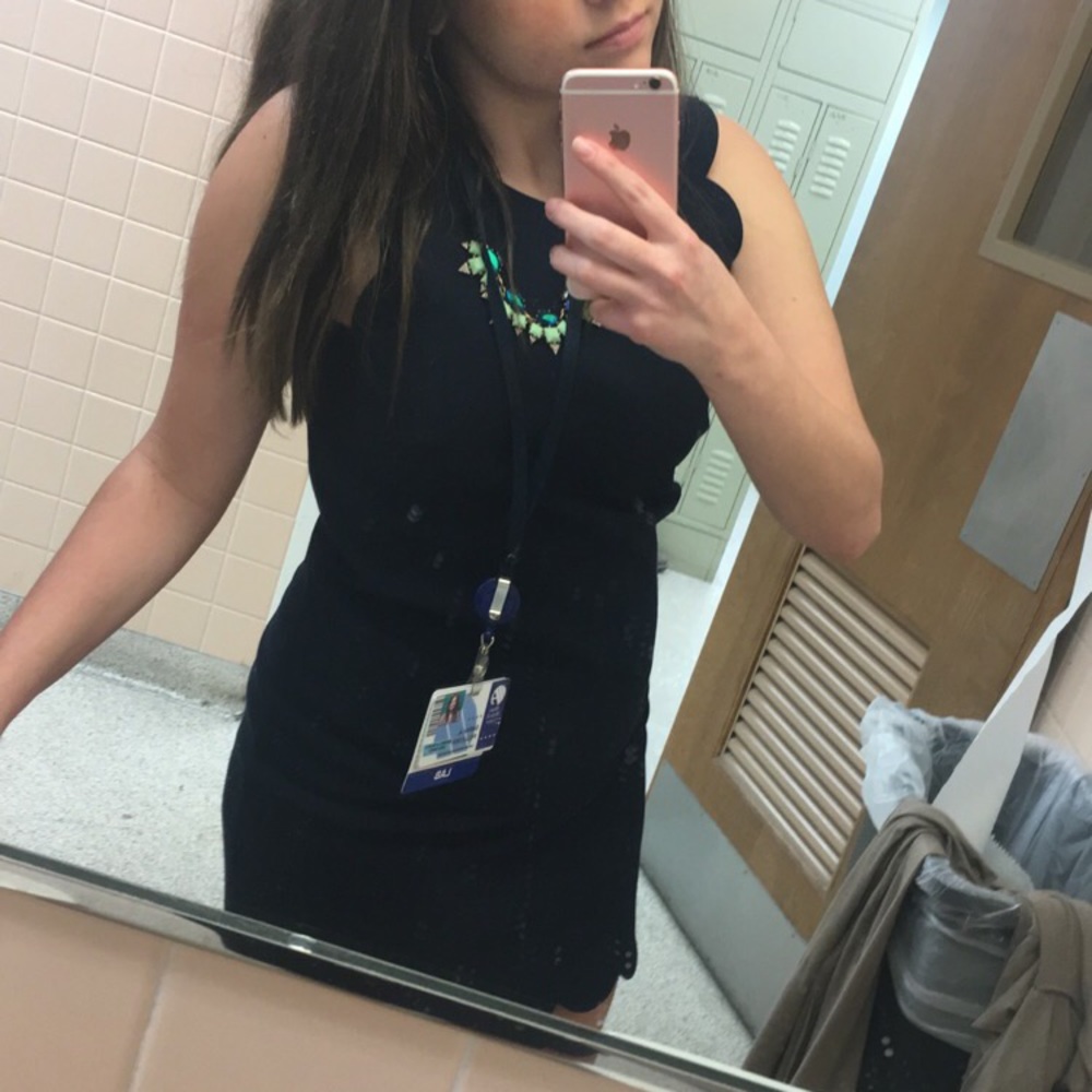 J Crew Scalloped Dress