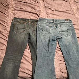 2 Pairs!! Great deal! AE boot cut jeans!