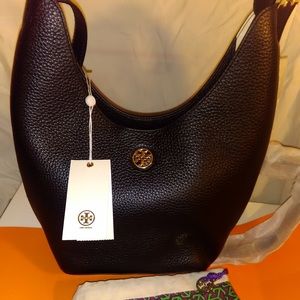 Tory Burch Small Perry Tote, NWT, Black