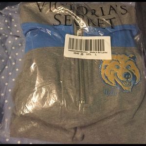 PINK collegiate collection UCLA half zip