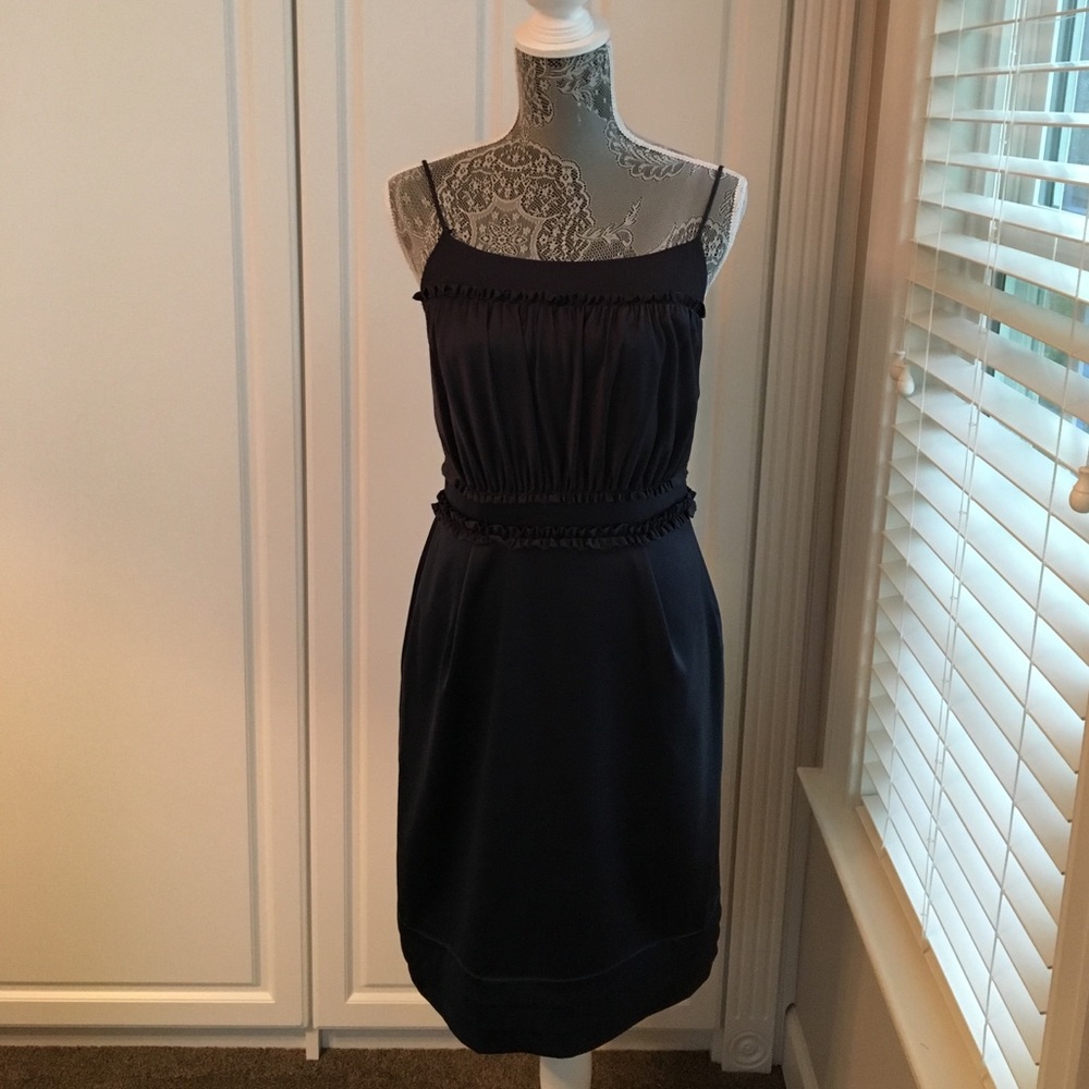 Max and Cleo navy blue cocktail dress sz 8