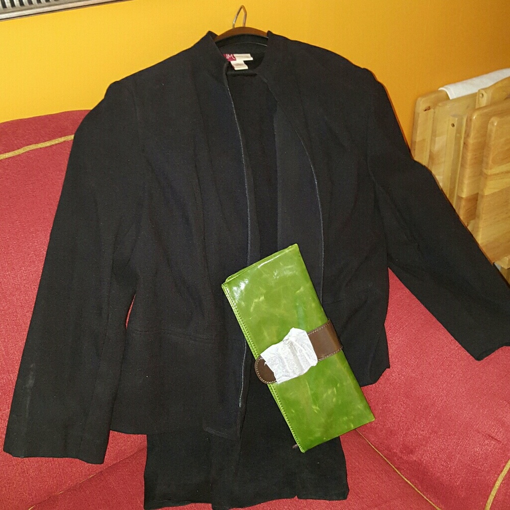 Ladies Black Cotton Pant Suit