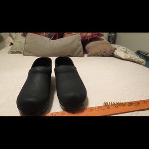 Dansko Matte Black Clogs