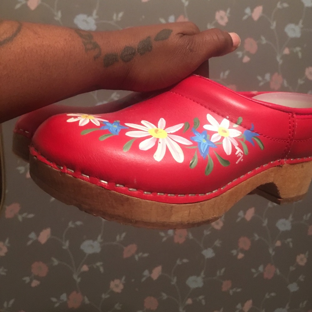 Vintage Wooden clogs made in Sweden