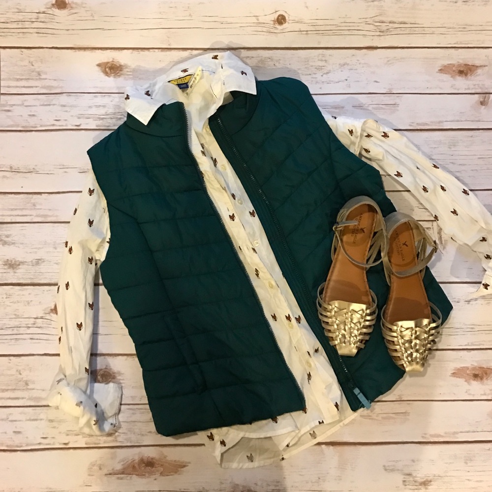 Fox oxford top FINAL PRICE!