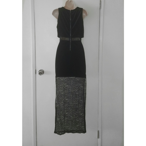 MINKPINK Velvet and Lace Maxi Dress - Picture 4 of 6