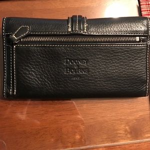Black Dooney & Bourke leather women's wallet.